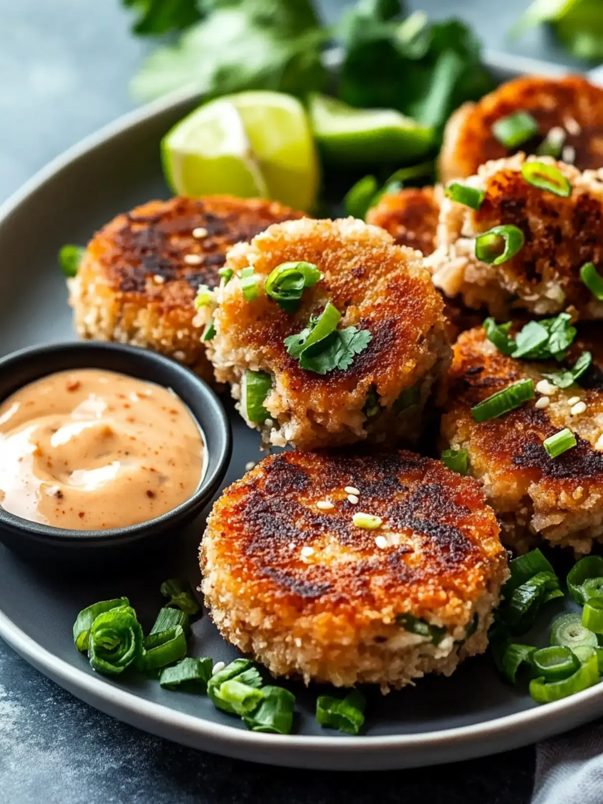 Delicious Asian Tuna Cakes with Spicy Mayo to Spice Up Dinner 2 Asian Tuna Cakes with Spicy Mayo