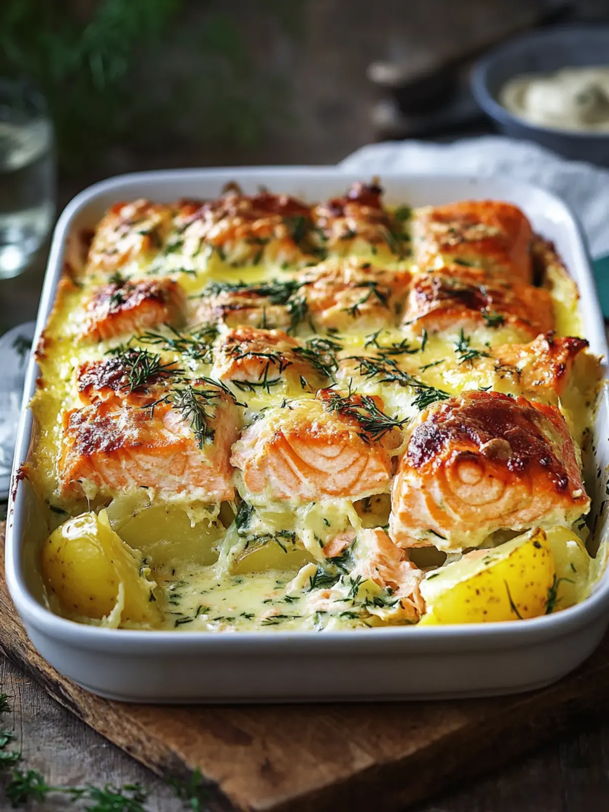 Comforting Tender Salmon Casserole with Potatoes for Easy Dinners 5 Tender Salmon Casserole with Potatoes