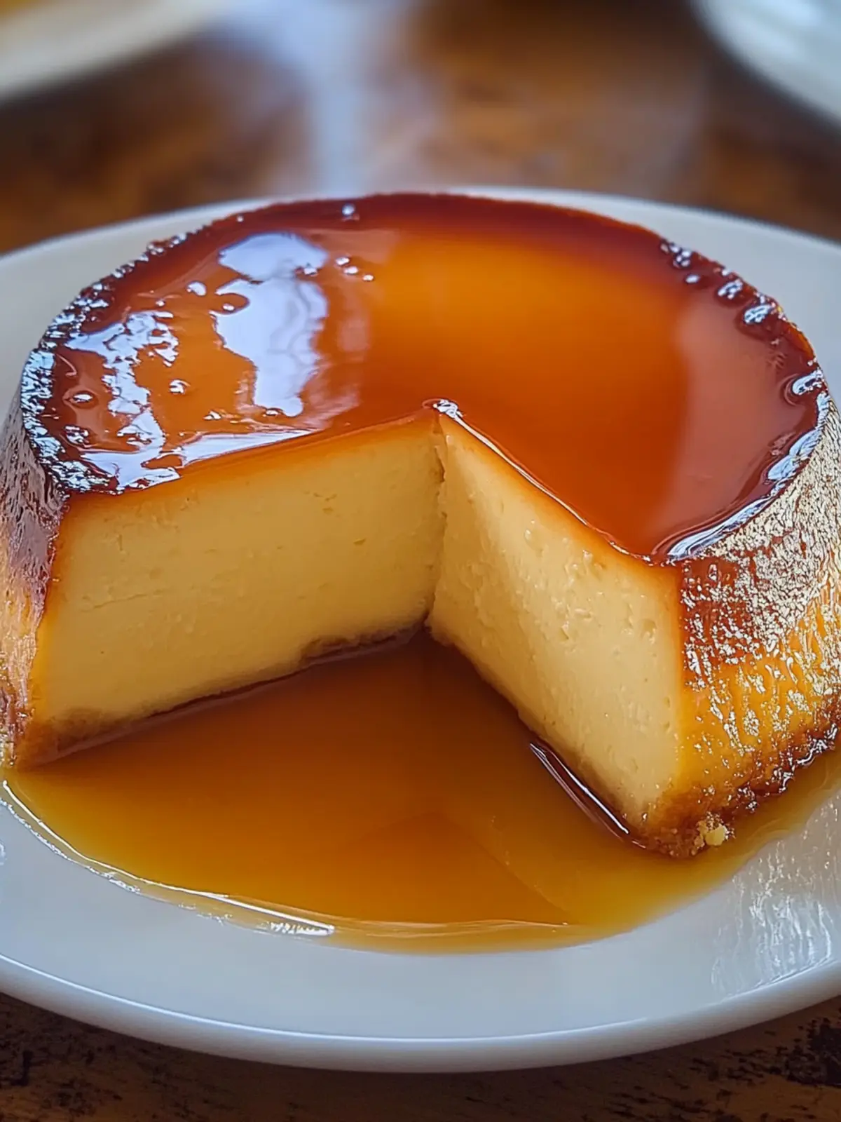 Decadent Puerto Rican Flan with Caramel Sauce Delight 3 Puerto Rican Flan with Caramel Sauce