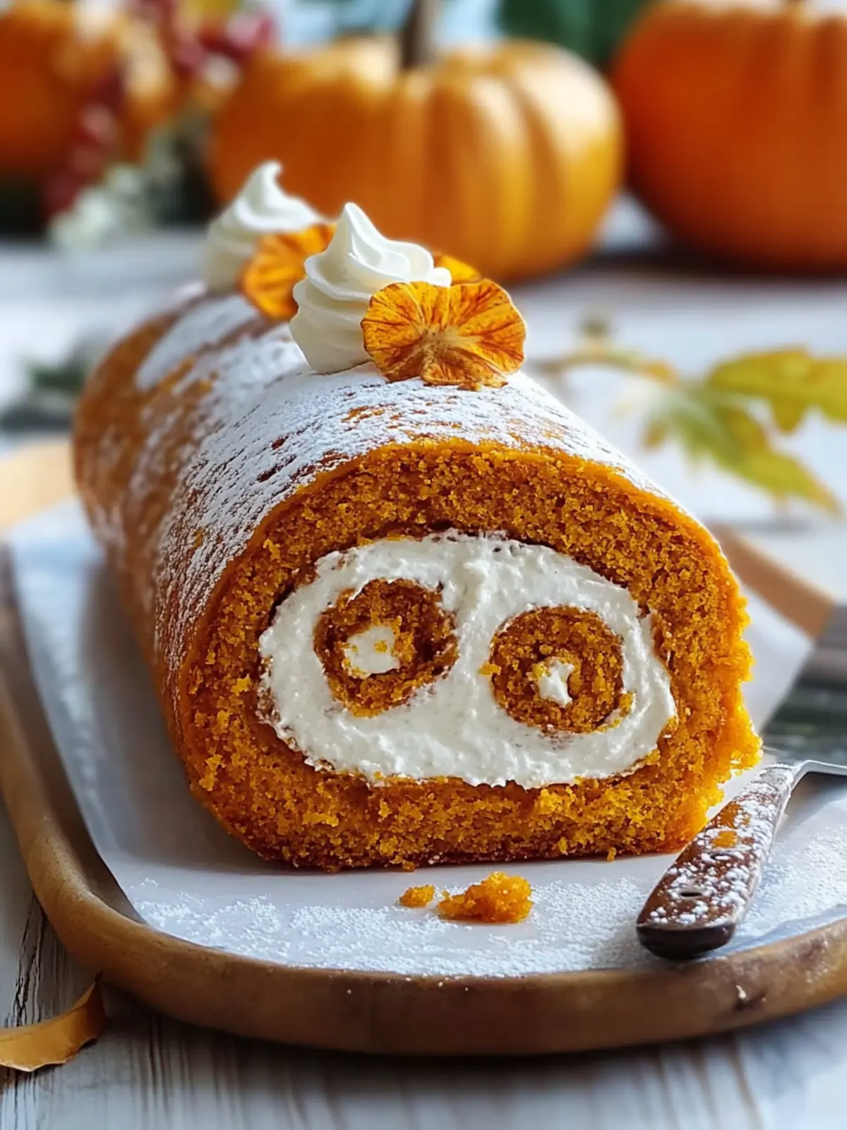 Classic Pumpkin Roll with Creamy Filling You'll Crave This Fall 5 Classic Pumpkin Roll with Creamy Filling