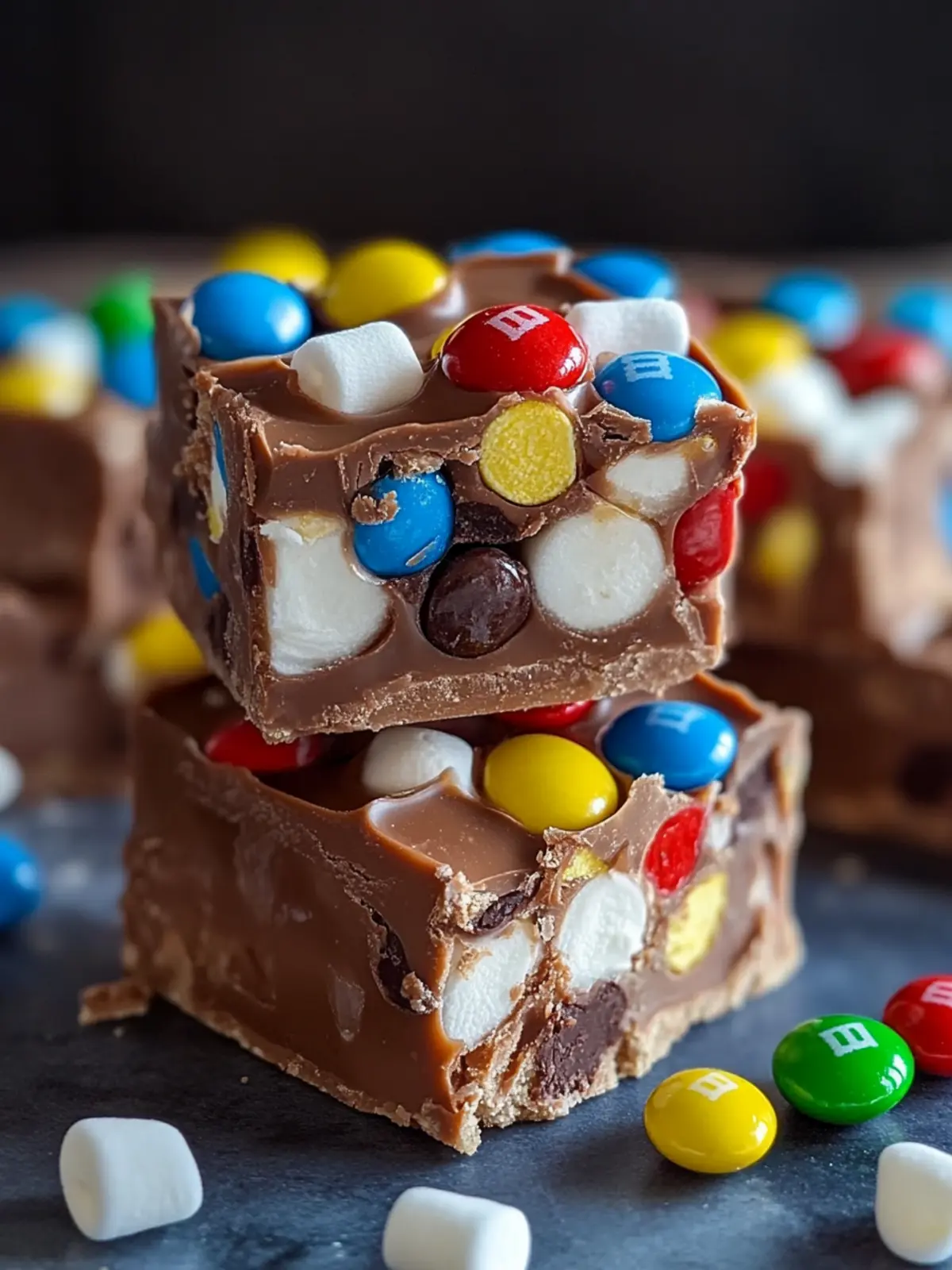 Irresistible Chocolate Marshmallow M&M Fudge You’ll Love 2 Chocolate Marshmallow M&M Fudge