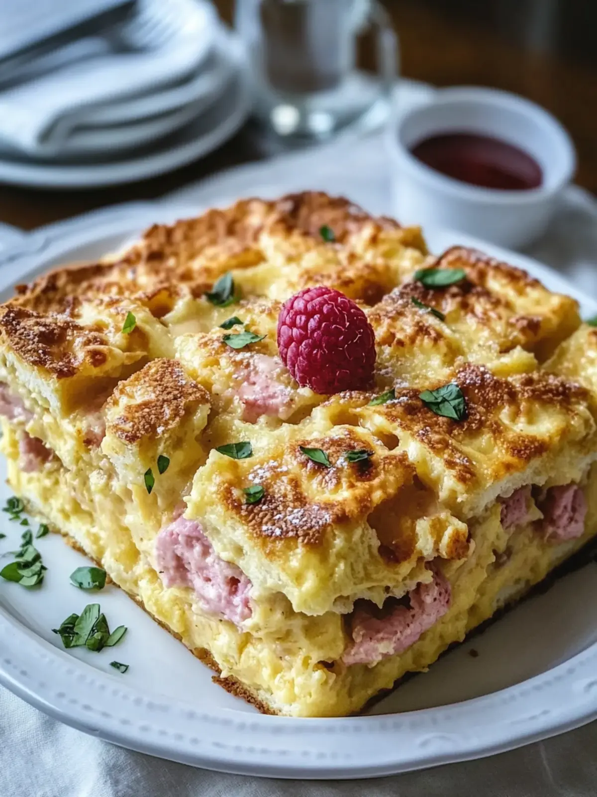 Overnight Monte Cristo Breakfast Casserole That Wow's Mornings 4 Overnight Monte Cristo Breakfast Casserole