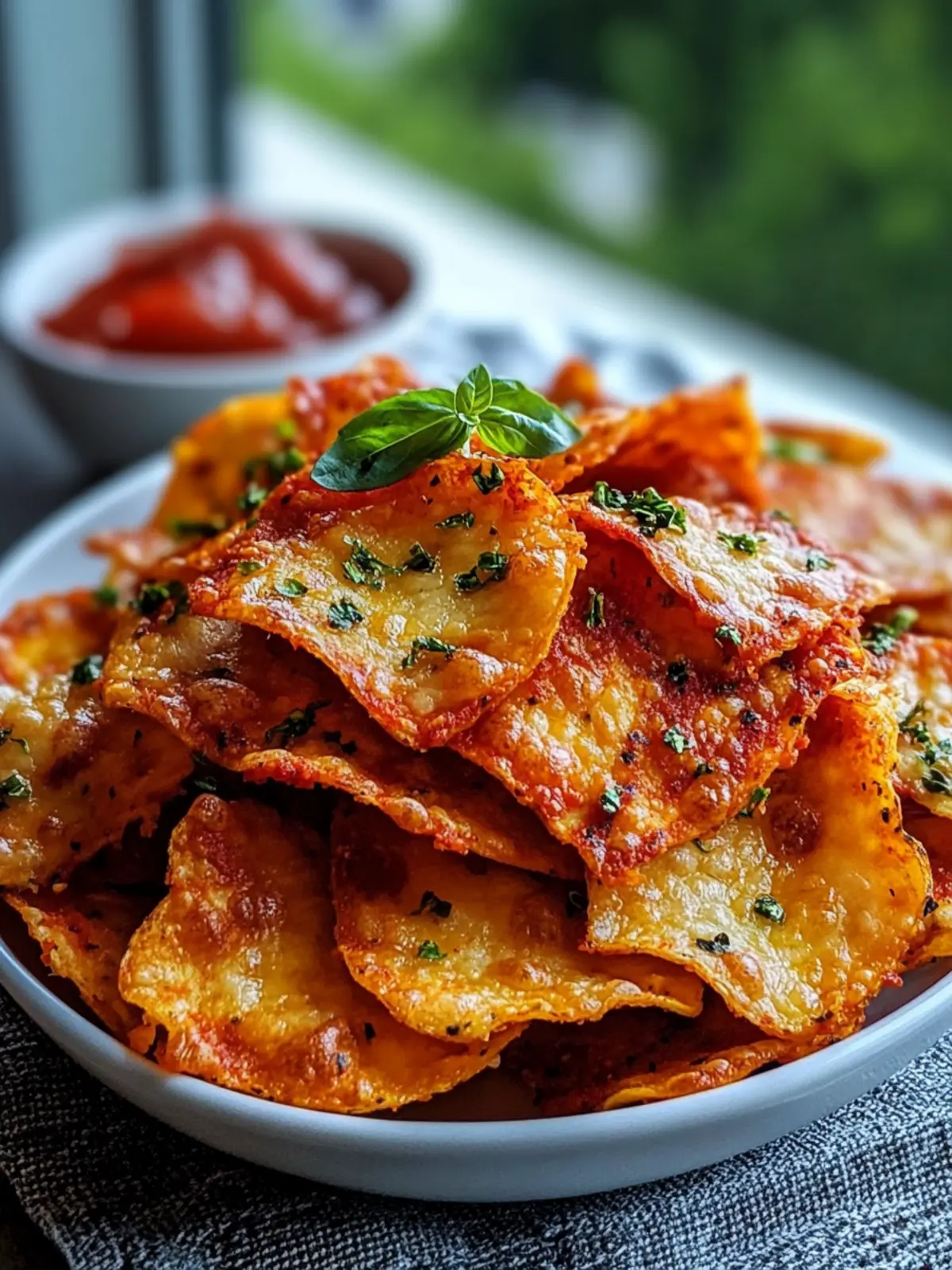 Crispy Pizza Chips Recipe for Low-Carb Snack Lovers 2 Pizza Chips Recipe