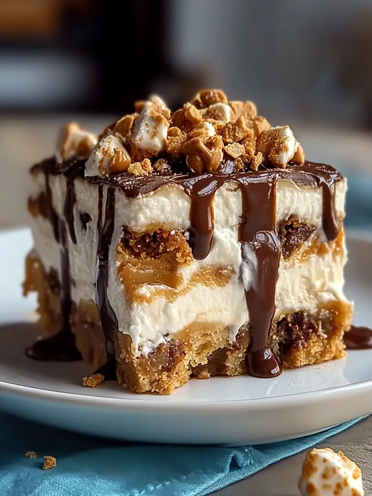 Irresistible Peanut Butter Cookie Lasagna for No-Bake Lovers 4 Peanut Butter Cookie Lasagna
