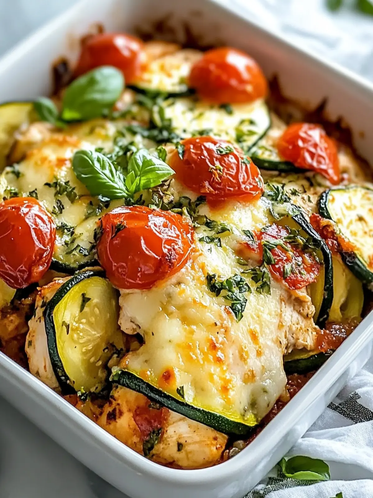 Savor the Flavor: Easy Chicken Zucchini Bake Delight 2 Chicken Zucchini Bake