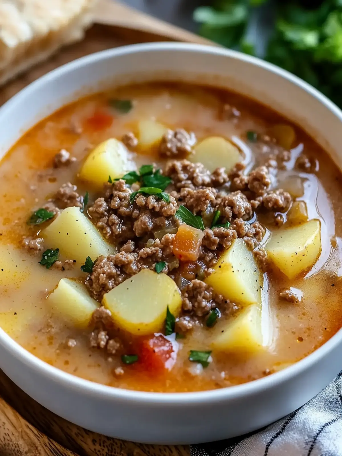 Crock Pot Hamburger Potato Soup: Comfort in Every Bowl 4 Crock Pot Hamburger Potato Soup