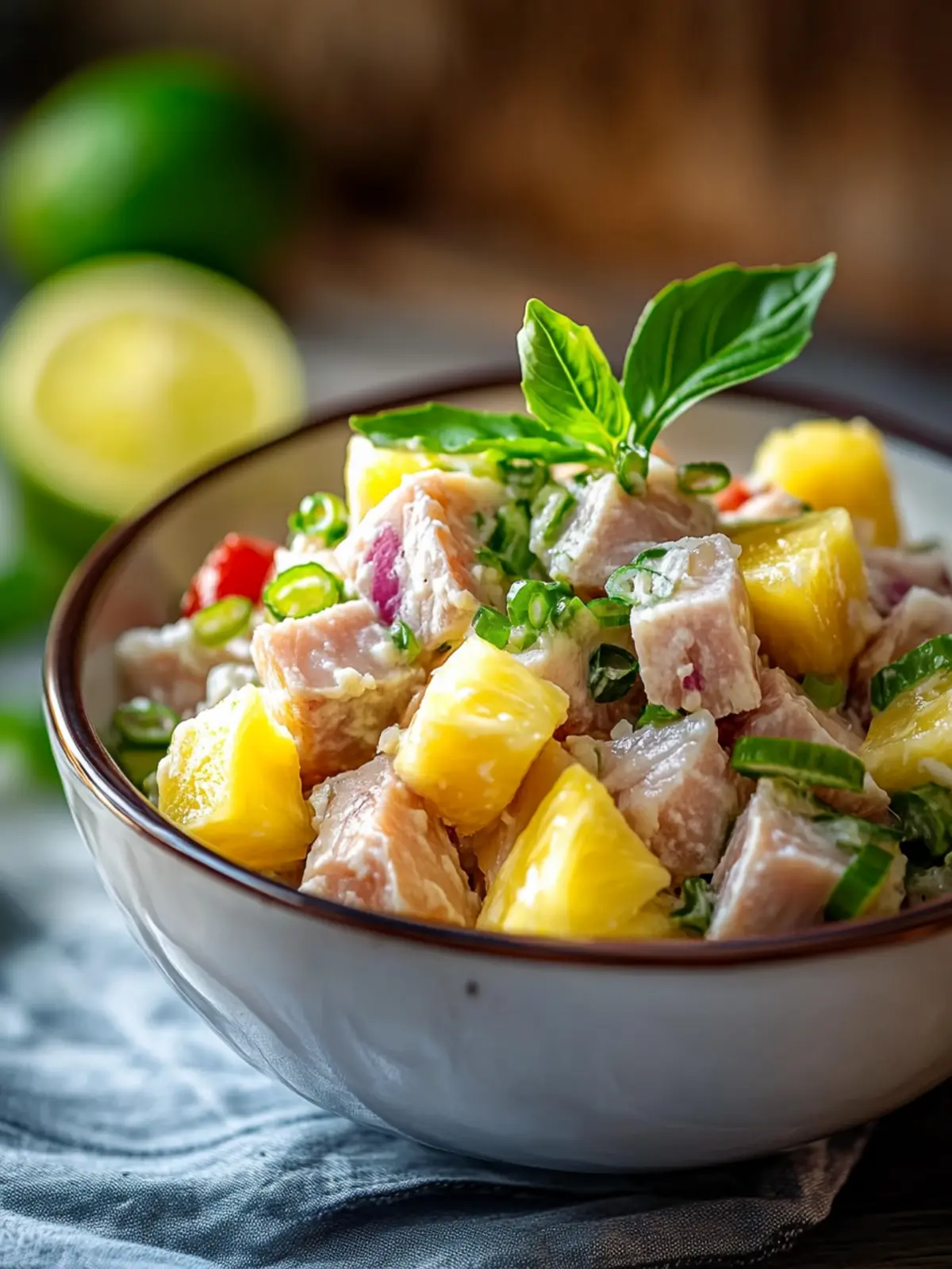 Tropical Tuna Salad: Pineapple & Coconut for a Zesty Lunch 5 Tropical Tuna Salad: Pineapple & Coconut Hint for Zesty Lunch!