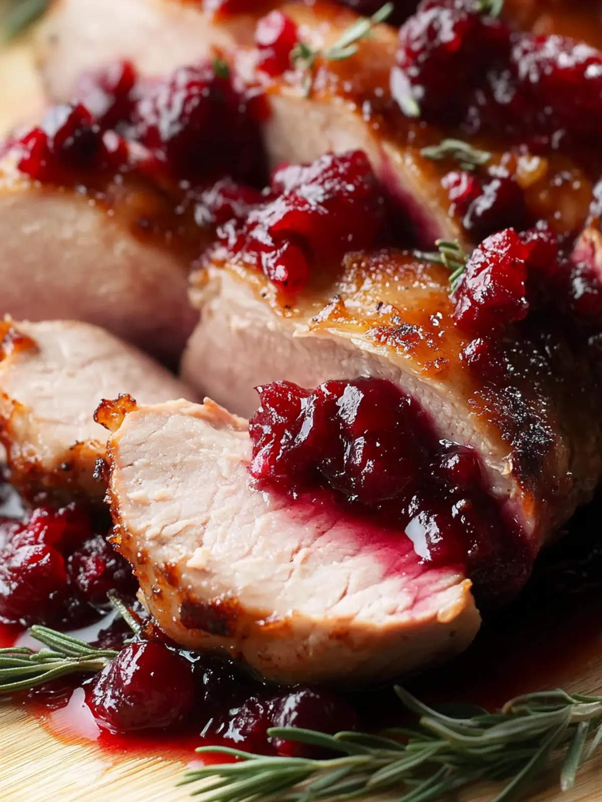 Savory Roasted Pork Tenderloin with Cranberry Glaze Bliss 4 Roasted Pork Tenderloin with Cranberry Glaze
