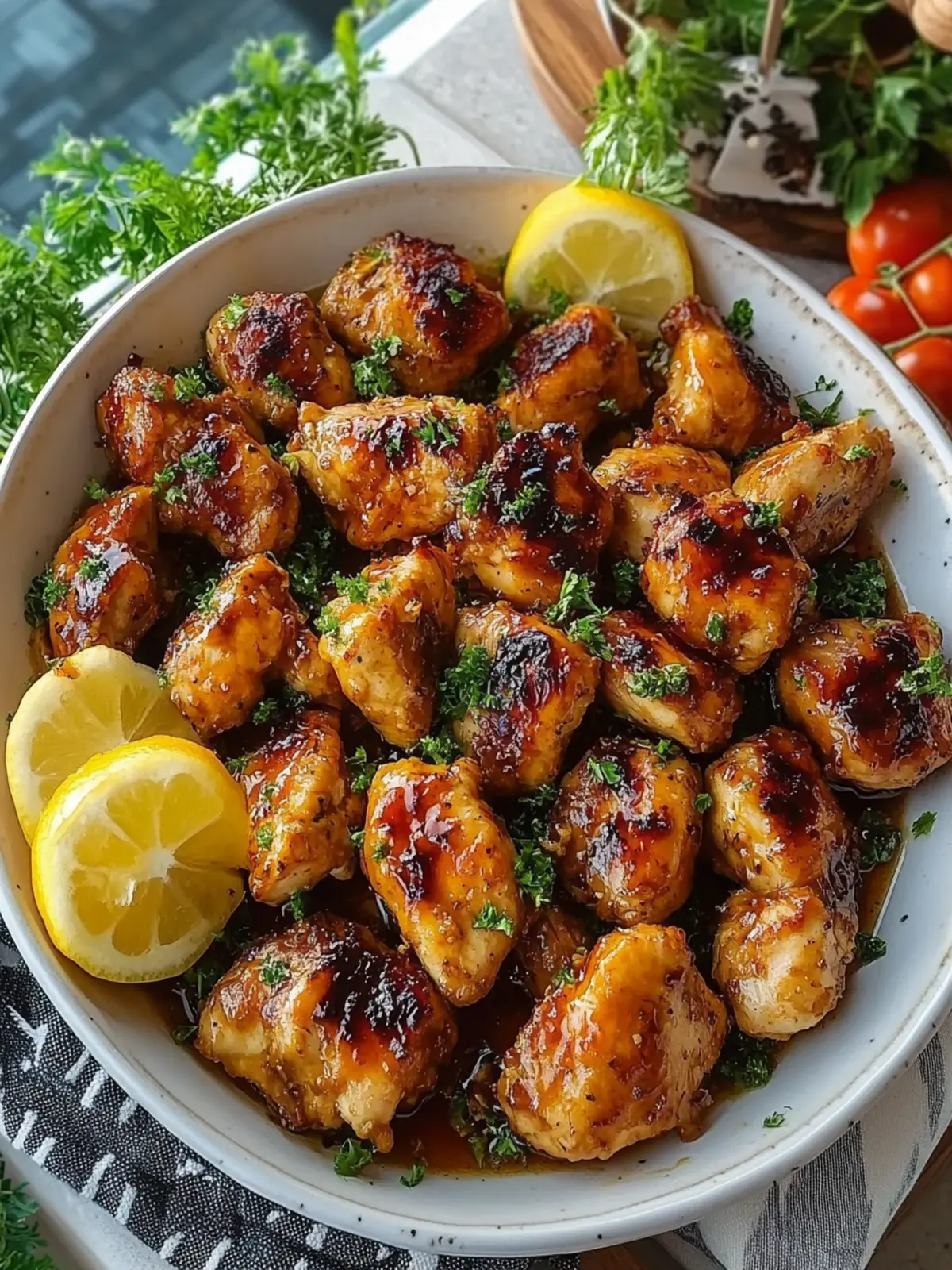 Savory Garlic Chicken Bites Perfect for Quick Family Meals 4 Chicken Bites