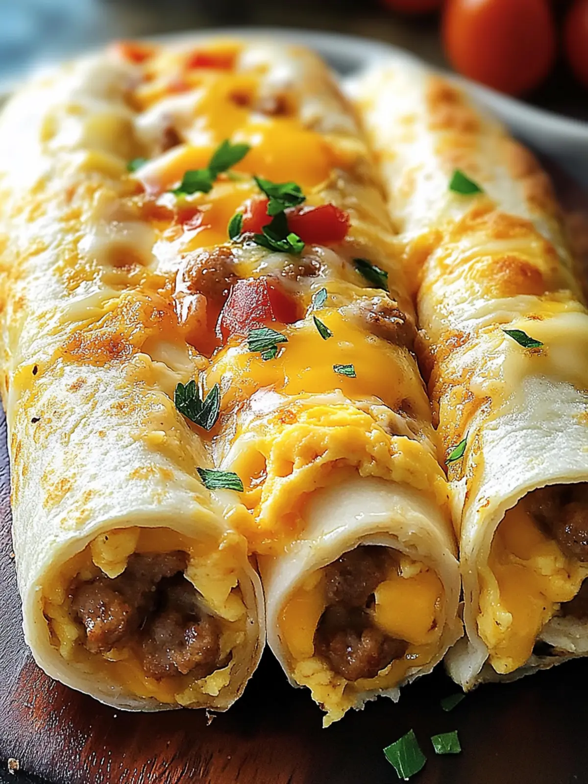 Savor Quick Sausage Egg and Cheese Breakfast Roll-Ups Today 2 Sausage Egg and Cheese Breakfast Roll-Ups