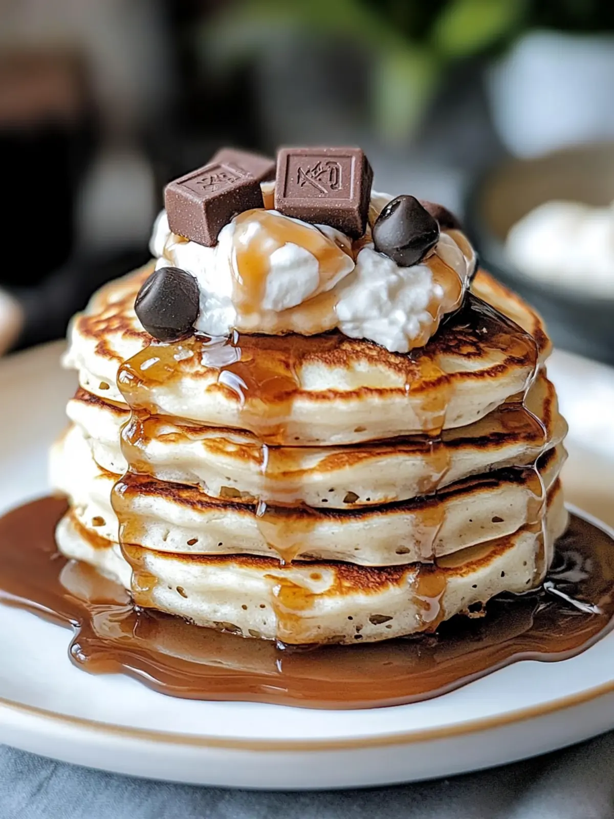 Fluffy S’mores Pancakes That Bring Campfire Joy to Breakfast 3 Fluffy S’mores Pancakes