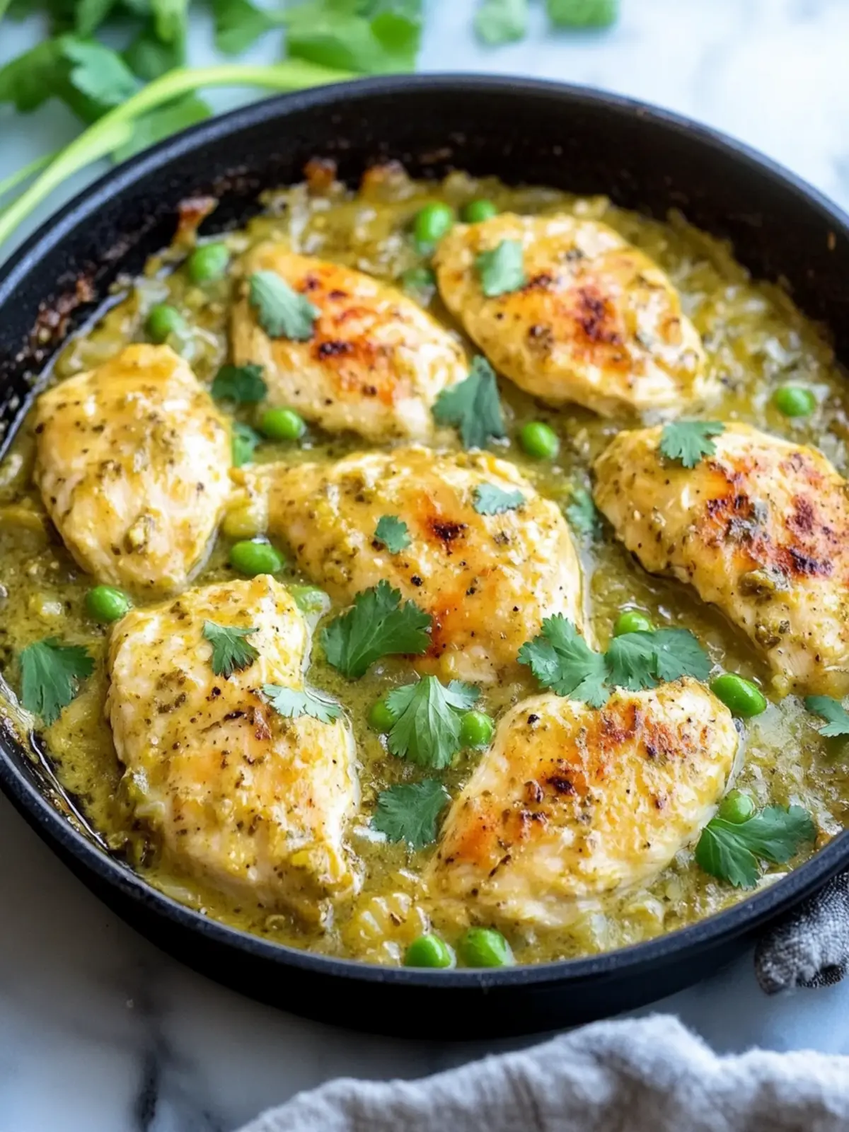 One Pan Keto Green Chili Chicken for a Quick Comfort Meal 4 One Pan Keto Green Chili Chicken