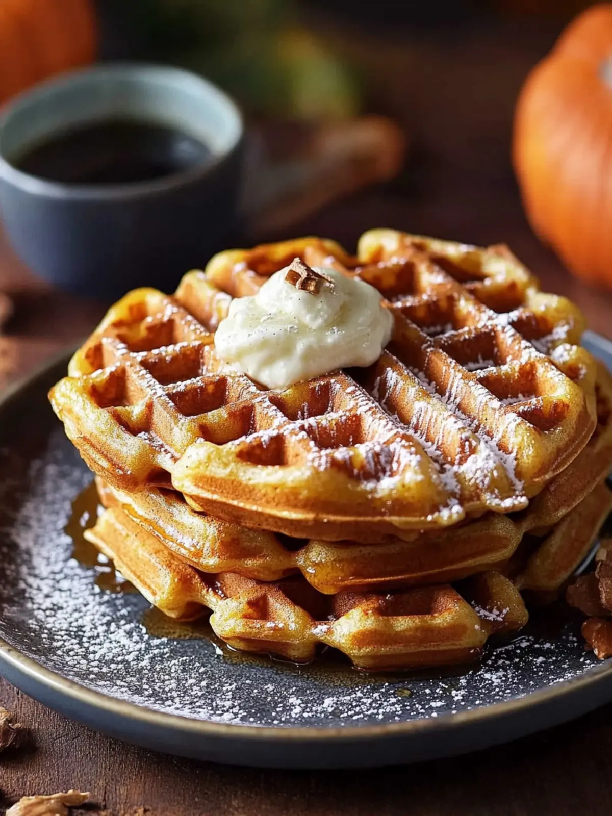 Cider Pumpkin Waffles: Cozy Fall Breakfast to Love 4 Cider Pumpkin Waffles