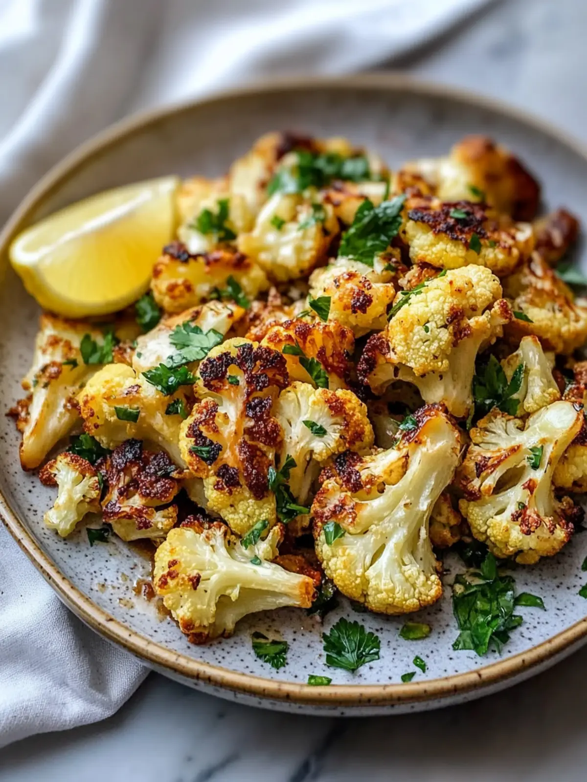 Sweet and Tangy Roasted Cauliflower with Honey Lemon Magic 3 Sweet and Tangy Roasted Cauliflower with Honey and Lemon Dressing Recipe