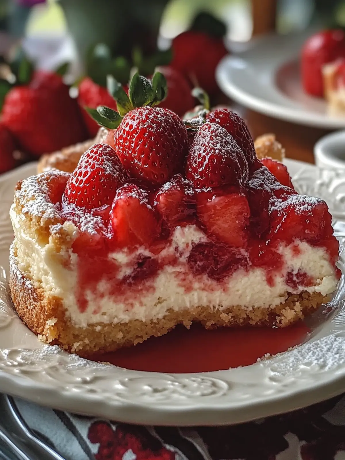 Donna Wood Strawberry Cheesecake Dump Cake for Busy Nights 3 Donna Wood Strawberry Cheesecake Dump Cake