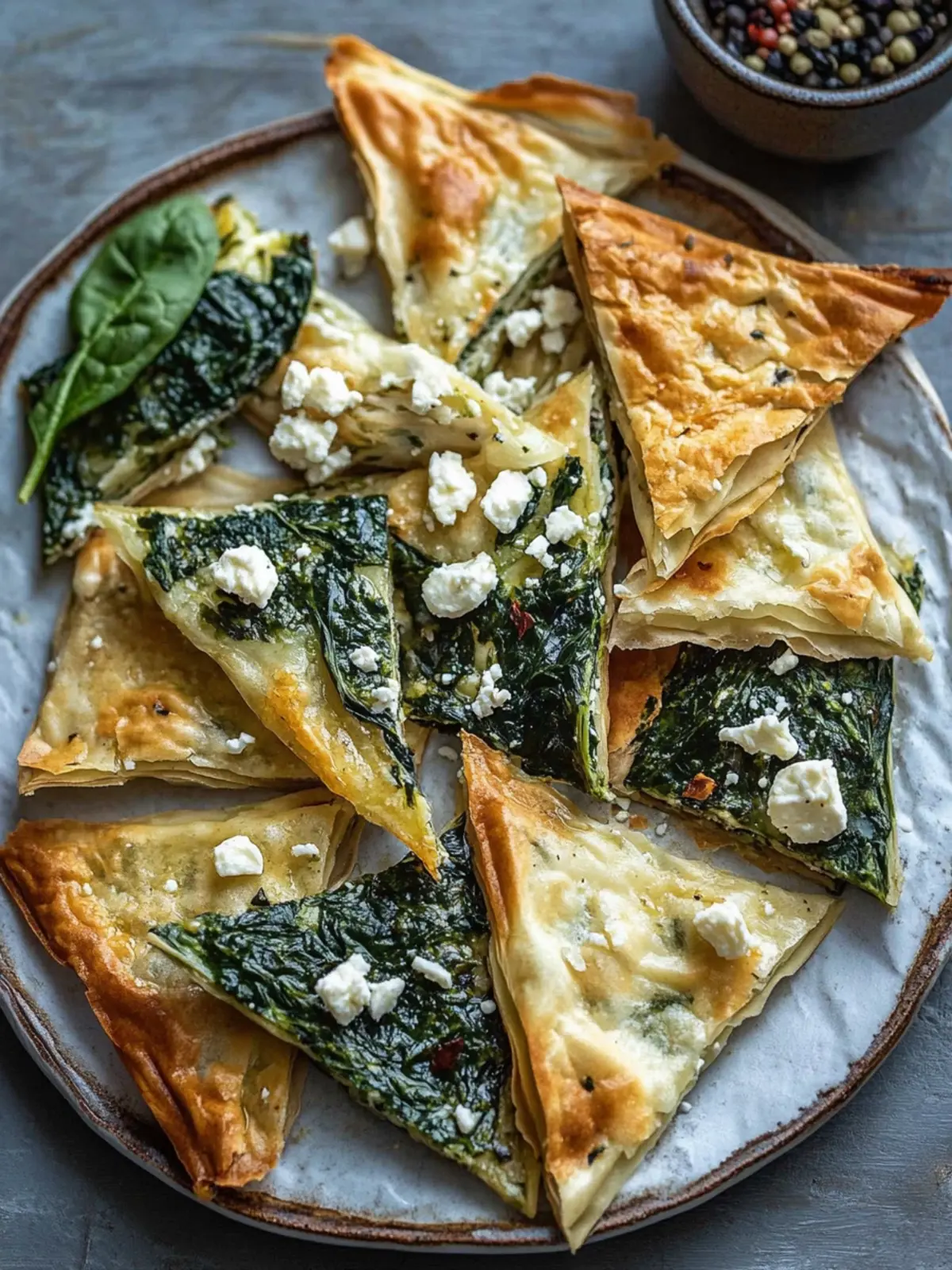 Mediterranean Spinach and Feta Cheese Crisps for Effortless Snacking 3 Mediterranean Spinach and Feta Cheese Crisps