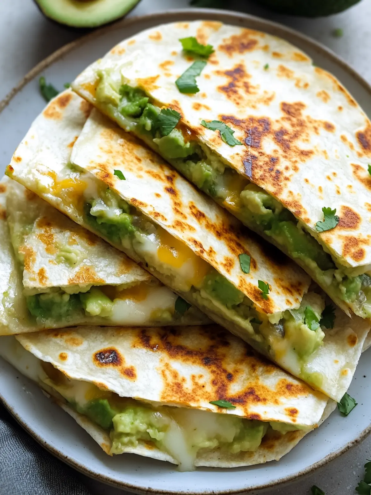 Cheesy Avocado Quesadillas: Quick, Customizable Comfort Food 3 Cheesy Avocado Quesadillas