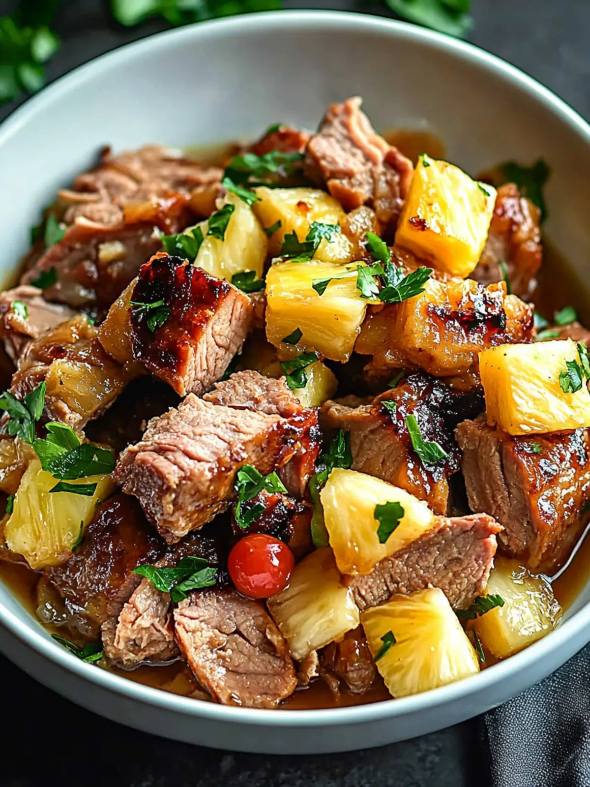 Pineapple Pork Slow Cooker: Easy Sweet & Savory Delight 2 Pineapple Pork Slow Cooker
