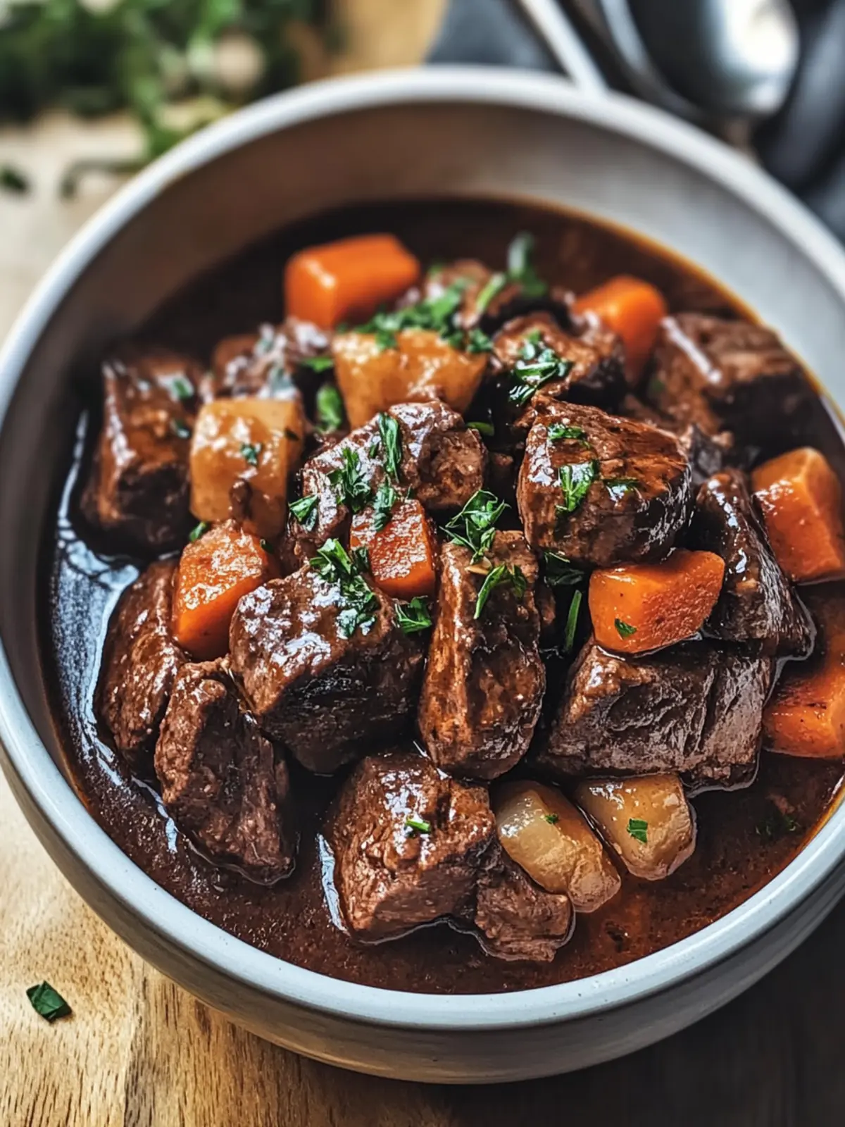 Classic Beef Bourguignon: A Cozy French Comfort Dish 2 classic beef bourguignon