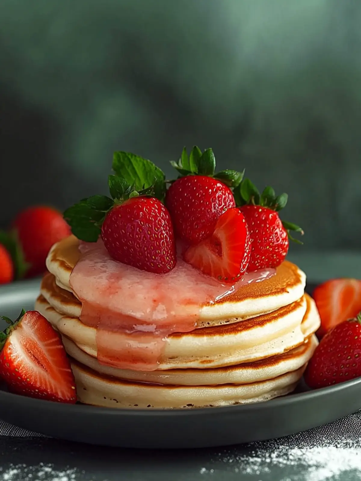 Fluffy Strawberry Pancakes for a Sweet Morning Treat 4 Strawberry Pancakes