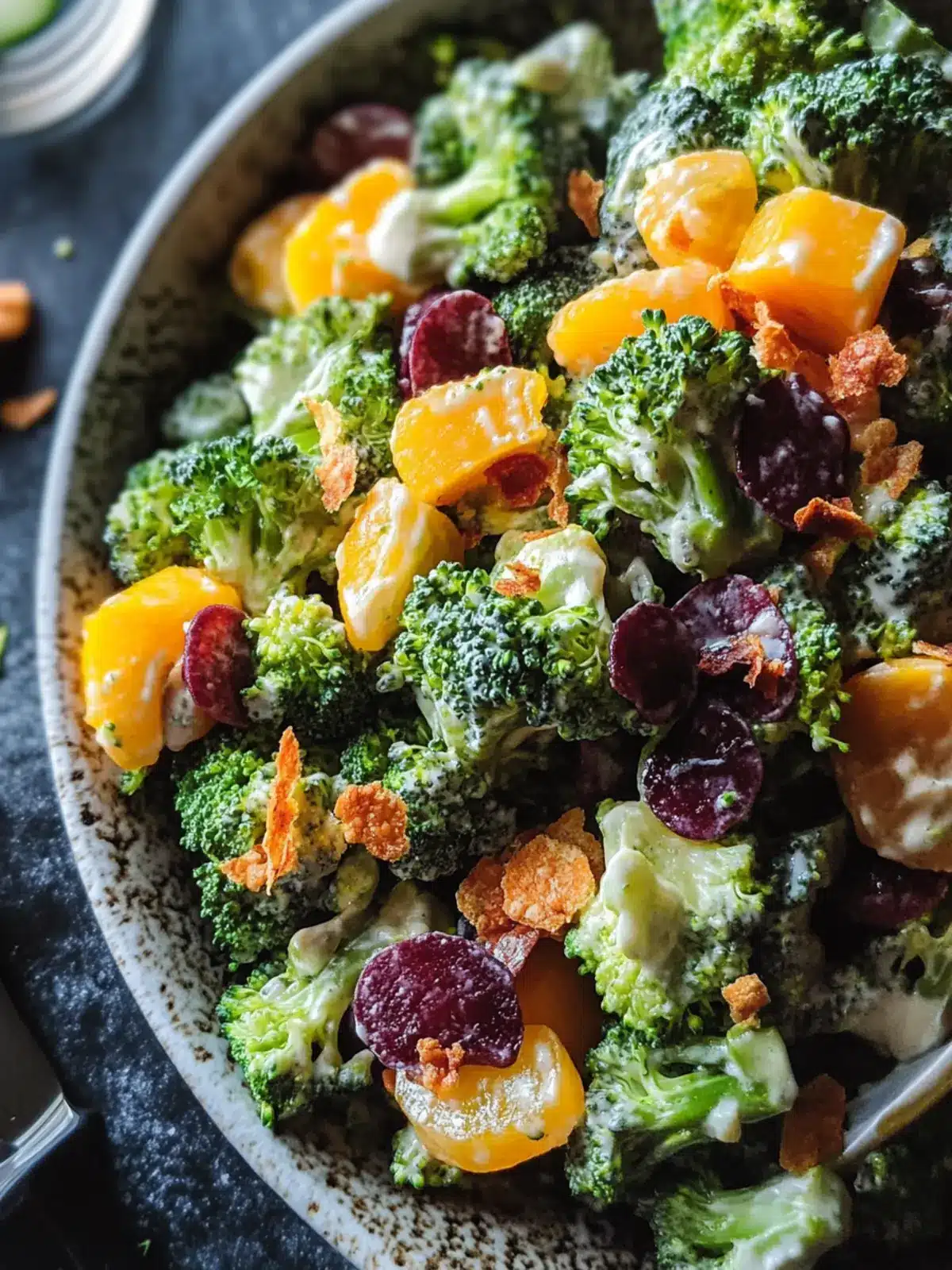 Delicious Broccoli Salad with Bacon & Cranberries in 10 Minutes 5 Broccoli Salad