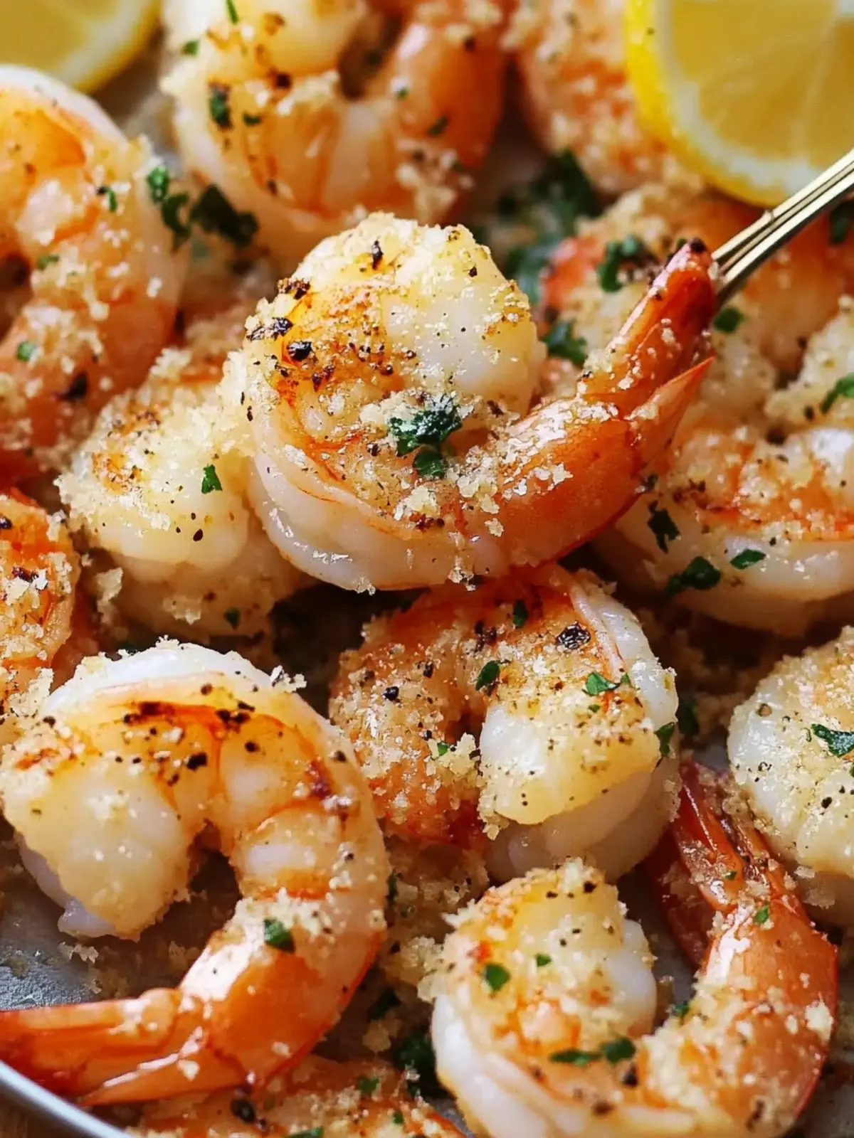 Garlic Parmesan Roasted Shrimp in 10 Minutes - Pure Bliss! 2 Garlic Parmesan Roasted Shrimp