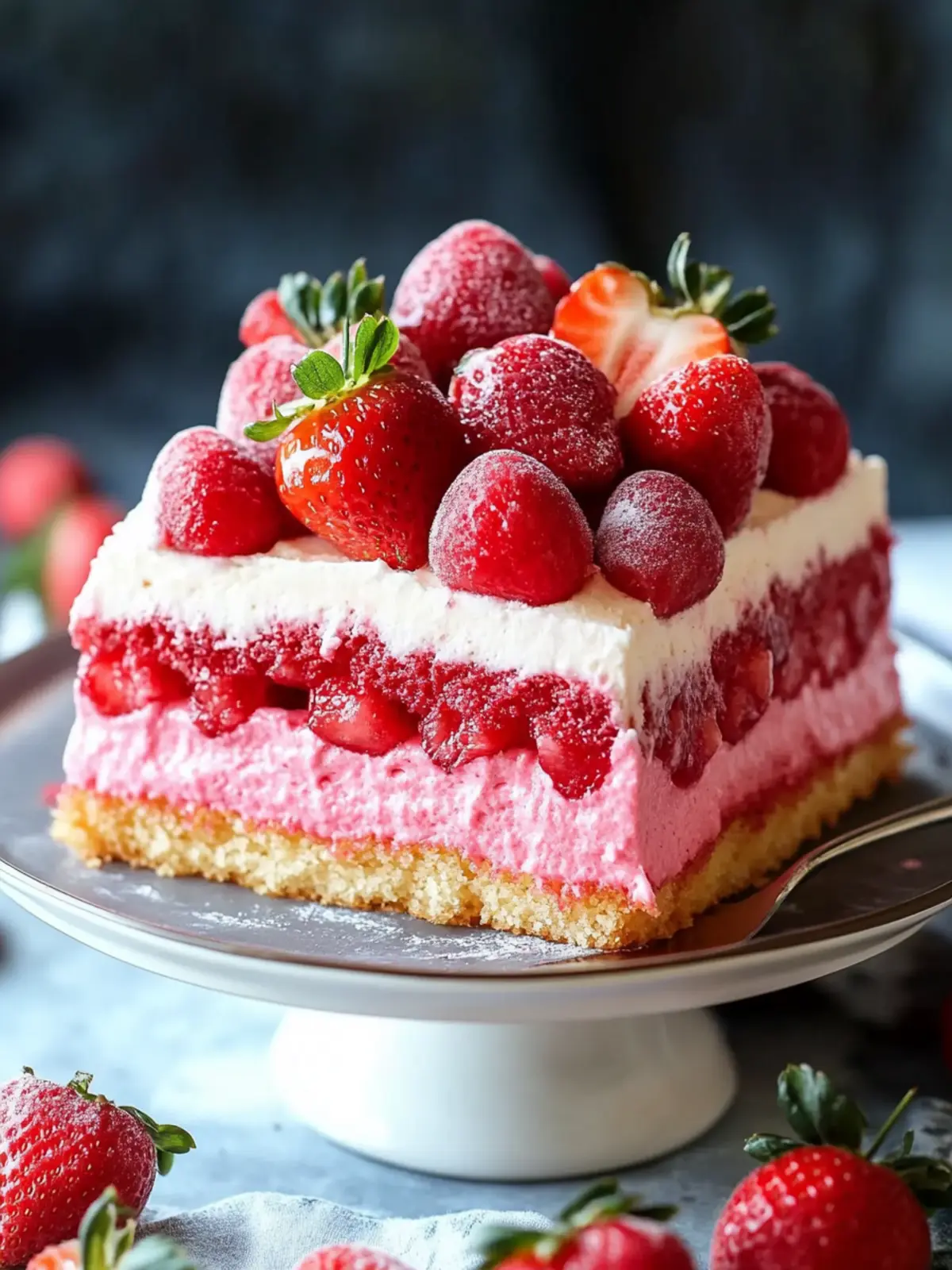 Double Strawberry Cake That Will Win Your Heart 5 Double Strawberry Cake