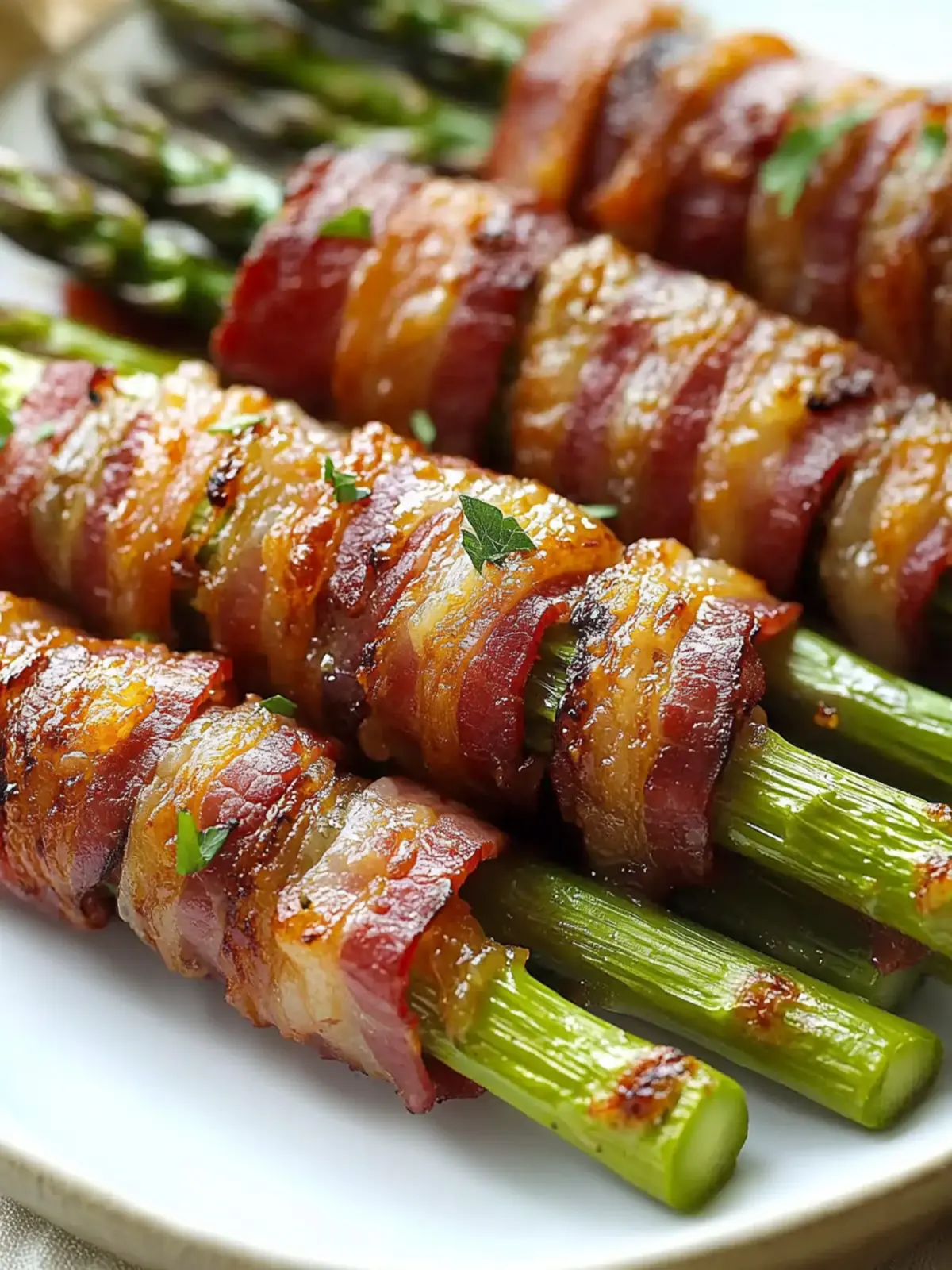 Low-Carb Baked Bacon Wrapped Asparagus for Effortless Elegance 4 Low-Carb Baked Bacon Wrapped Asparagus