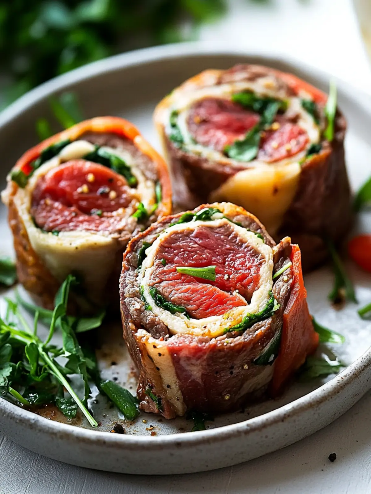 Mouthwatering Steak Pinwheels for a Flavorful Dinner Delight 4 Steak Pinwheels