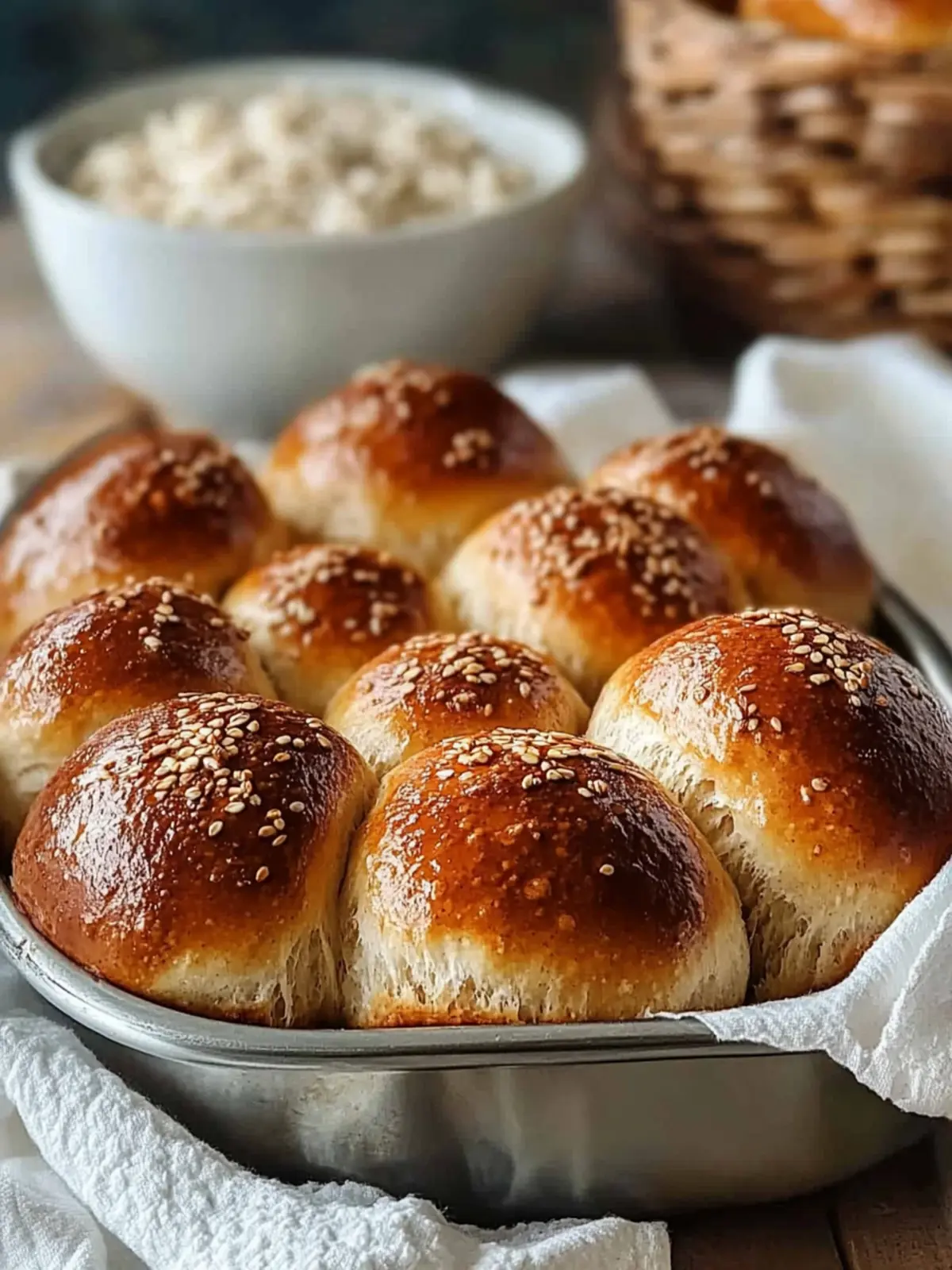 Savory Rustic Oatmeal Molasses Dinner Rolls You'll Love 3 Rustic Oatmeal Molasses Dinner Rolls
