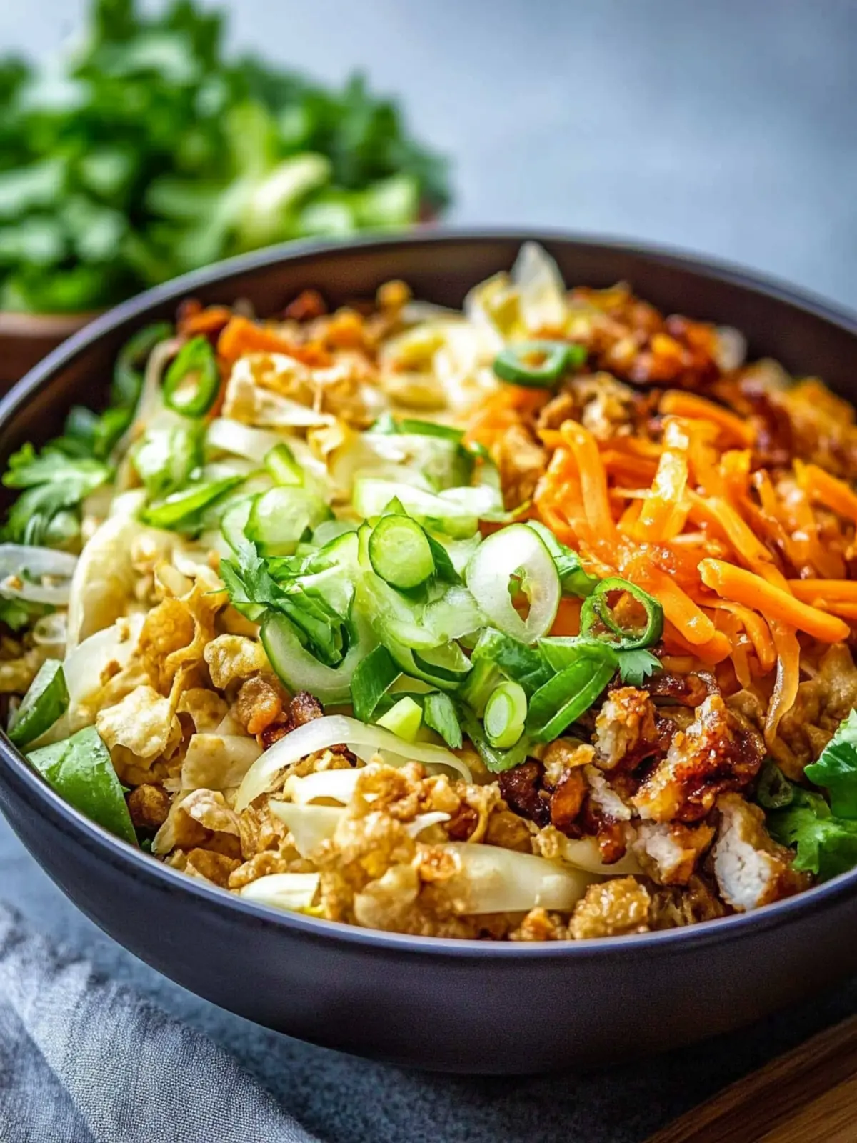 Savory Egg Roll in a Bowl: Quick, Low-Carb Delight 2 Egg Roll in a Bowl