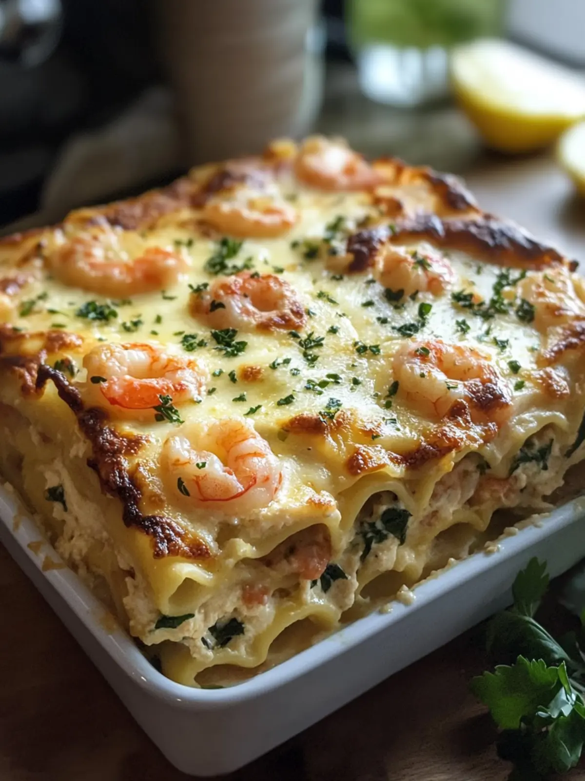 5 Star Seafood Lasagna Recipe for One Delightful Serving 5 5 Star seafood lasagna makes 1 serving