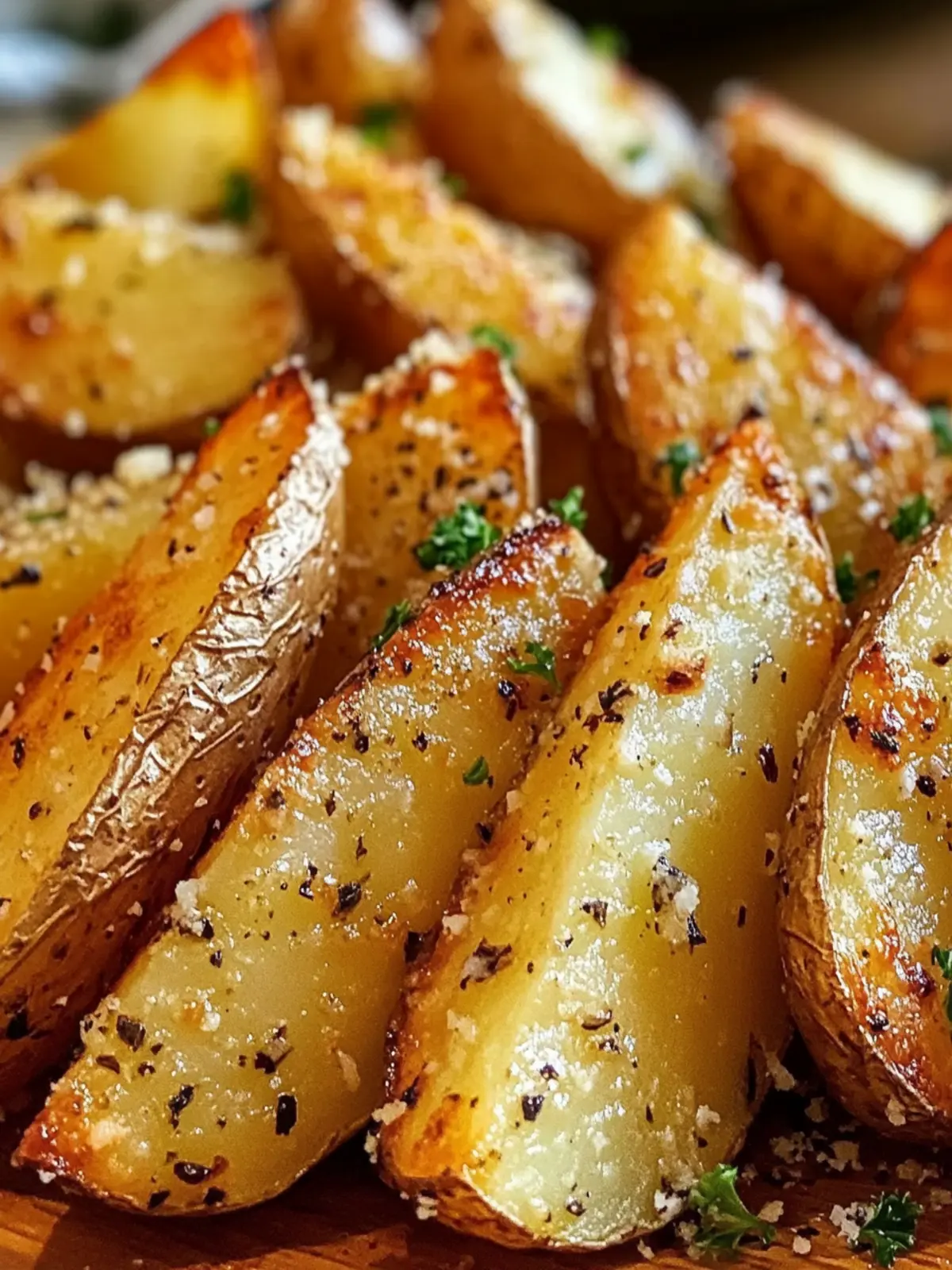 Crispy Baked Garlic Parmesan Potato Wedges You’ll Crave 2 Baked Garlic Parmesan Potato Wedges