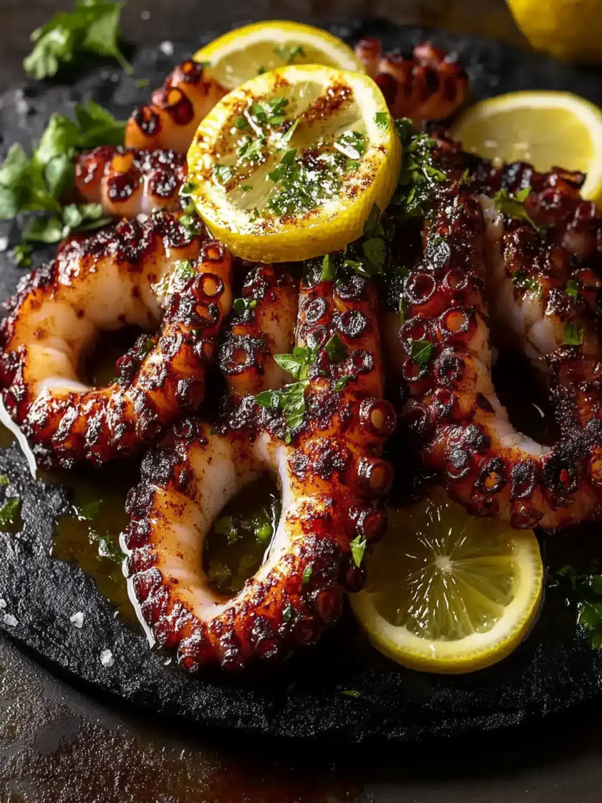 Elevate Your BBQ with Delicious Grilled Octopus and Lemon Butter 2 Delicious Grilled Octopus with Smoked Paprika and Lemon Butter Recipe