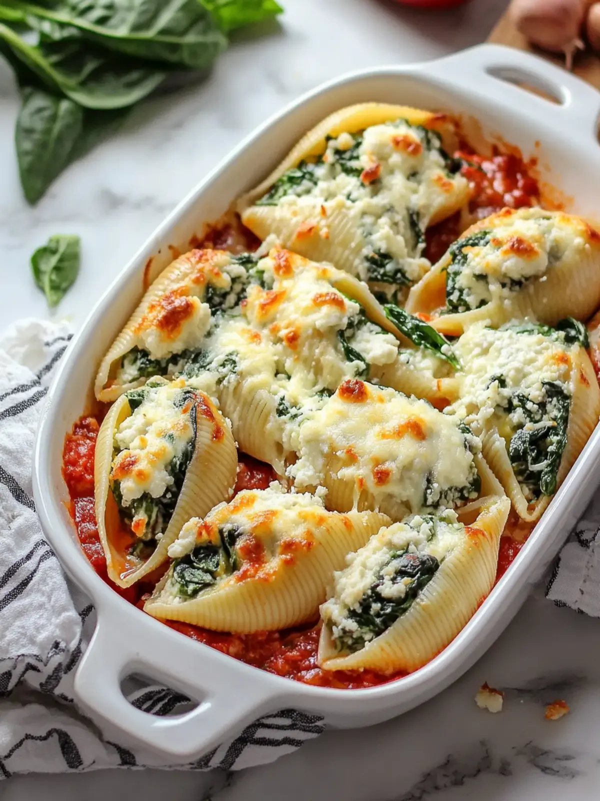 Spinach and Ricotta Stuffed Shells for Cozy Home Dinners 5 Spinach and Ricotta Stuffed Shells