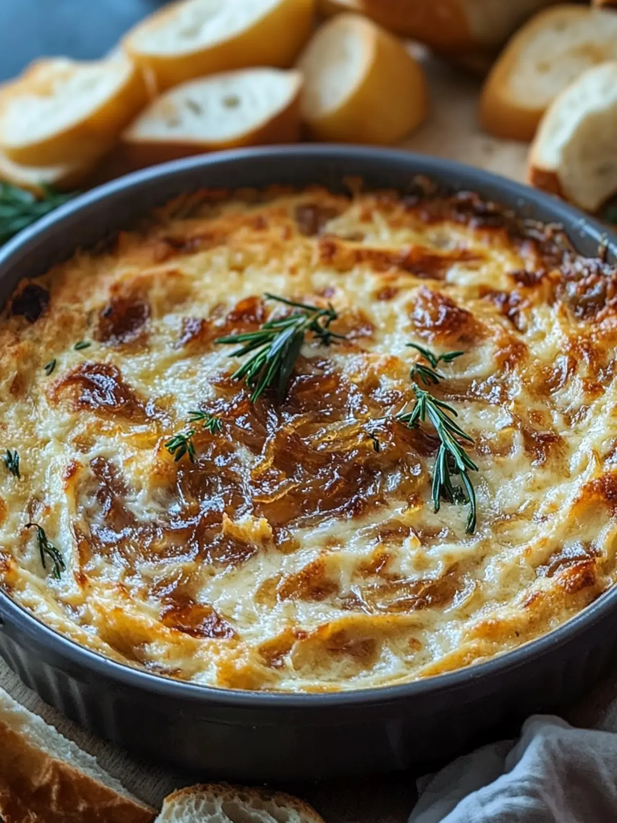 Deliciously Creamy Baked Caramelized Onion Dip Magic 5 Creamy Baked Caramelized Onion Dip