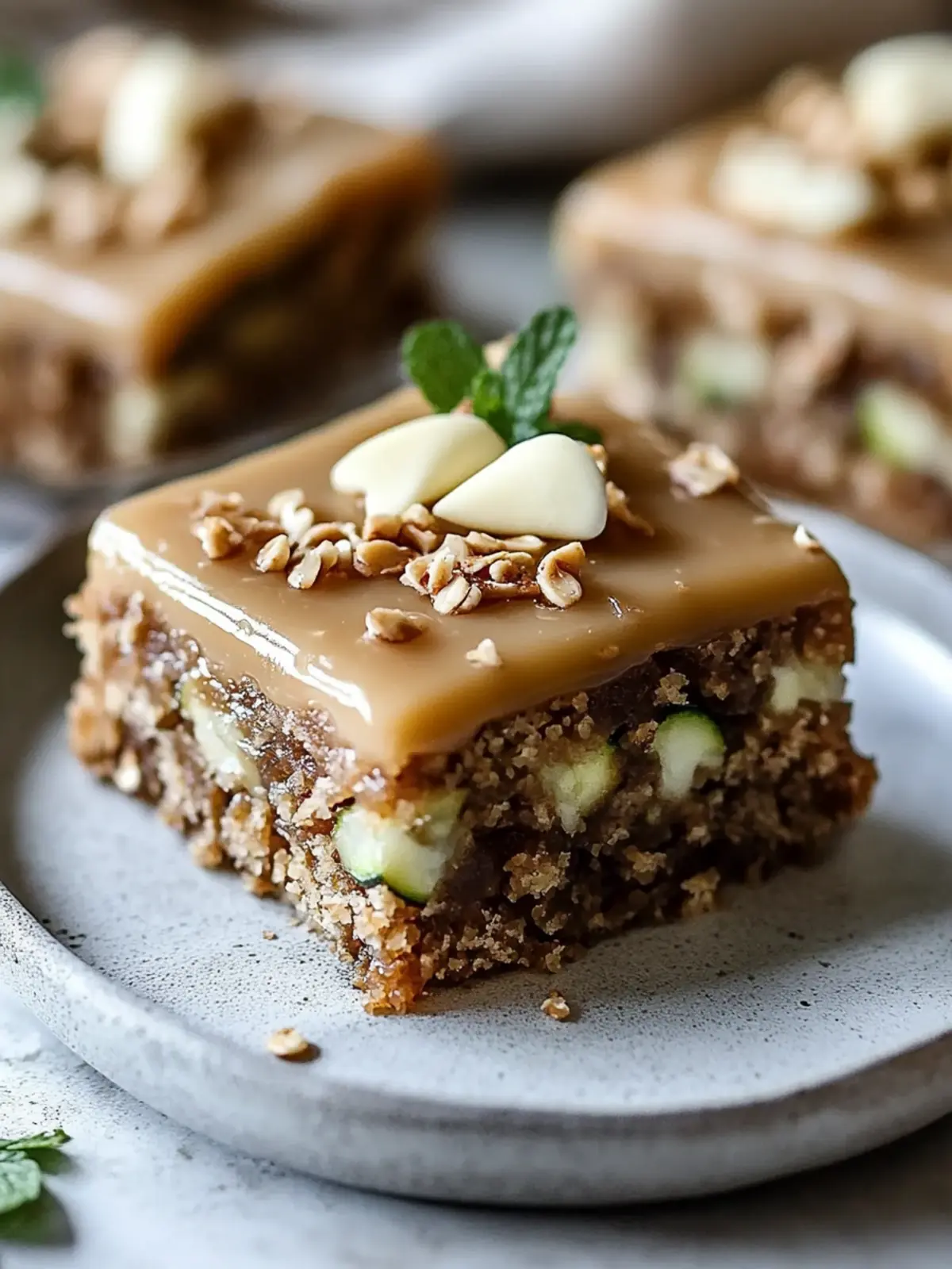 Irresistible Caramel Frosted Zucchini Bars You’ll Love 4 Caramel Frosted Zucchini Bars