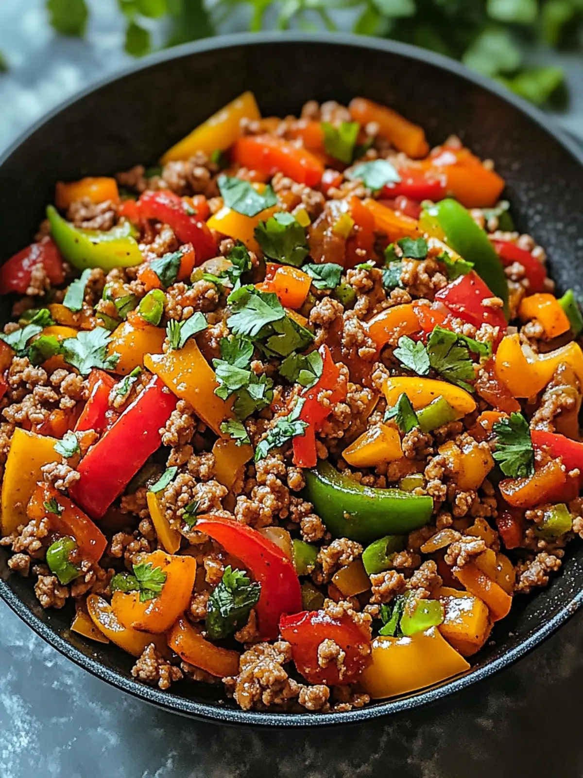 Easy Healthy Ground Turkey & Peppers Skillet Dinner Bliss 5 Easy Healthy Ground Turkey & Peppers Skillet Dinner