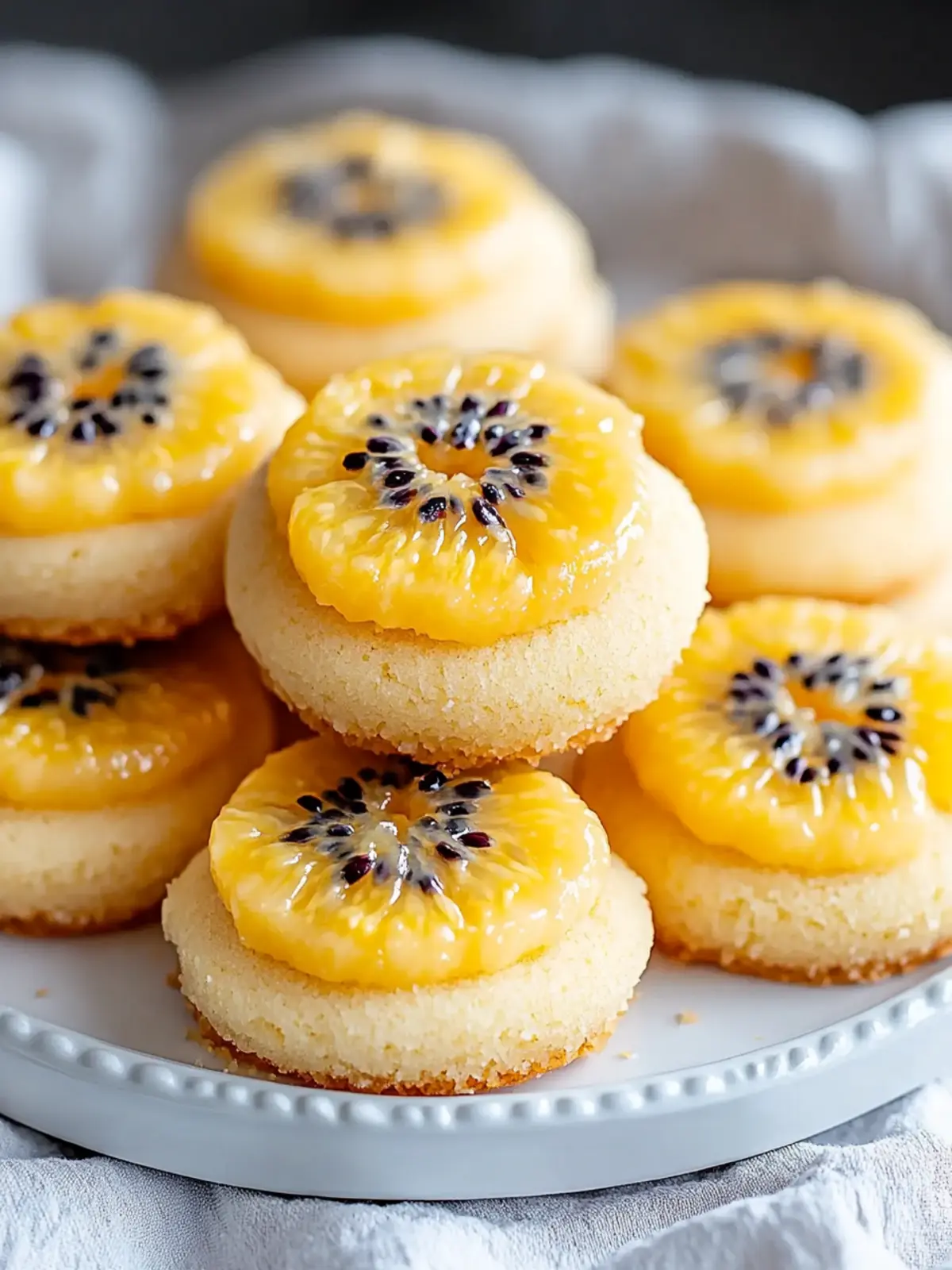 Tangy Passionfruit Sponge Cookies for a Tropical Treat 2 Passionfruit Sponge Cookies