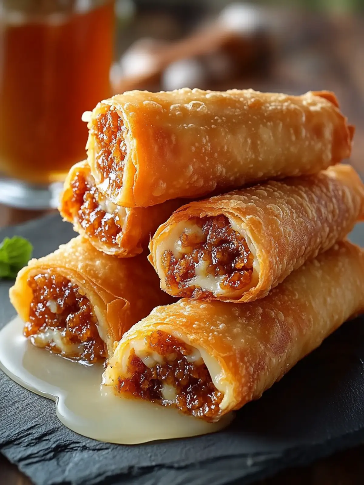 Crispy Texas Twinkies Egg Rolls with Honey You Can't Resist 3 Texas Twinkies Egg Rolls with Honey