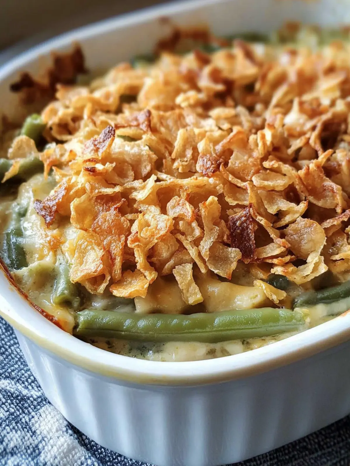 Perfectly Creamy Green Bean Casserole for Heartwarming Gatherings 3 green bean casserole