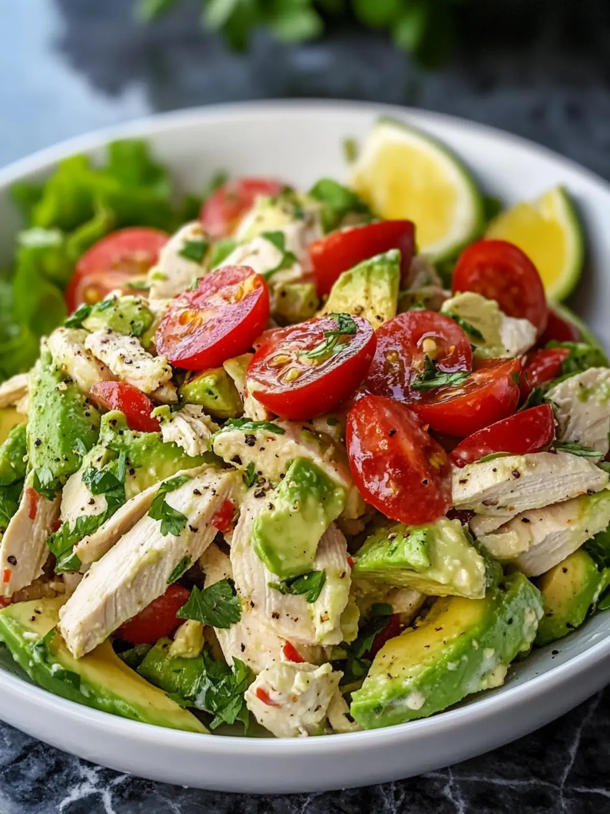 Creamy Avocado Chicken Salad for Your Next Quick Lunch Delight 3 Avocado Chicken Salad