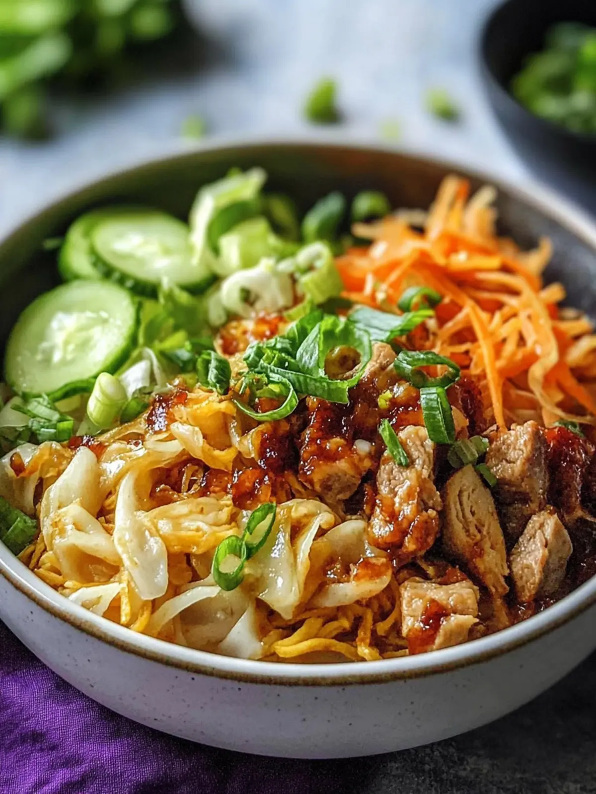 Savory Egg Roll in a Bowl: Quick, Low-Carb Delight 3 Egg Roll in a Bowl
