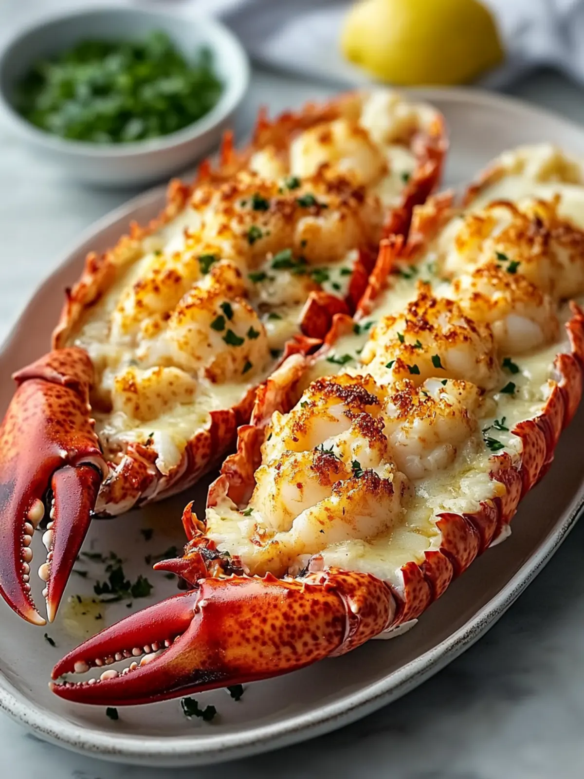 Classic Lobster Thermidor: Luxuriously Creamy Comfort Awaits 2 Classic Lobster Thermidor