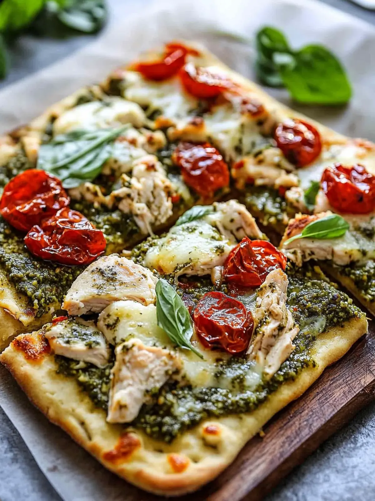Amazing 22-Minute Pesto Chicken Flatbread Joy for Quick Dinners 3 Amazing 22-Minute Pesto Chicken Flatbread Joy