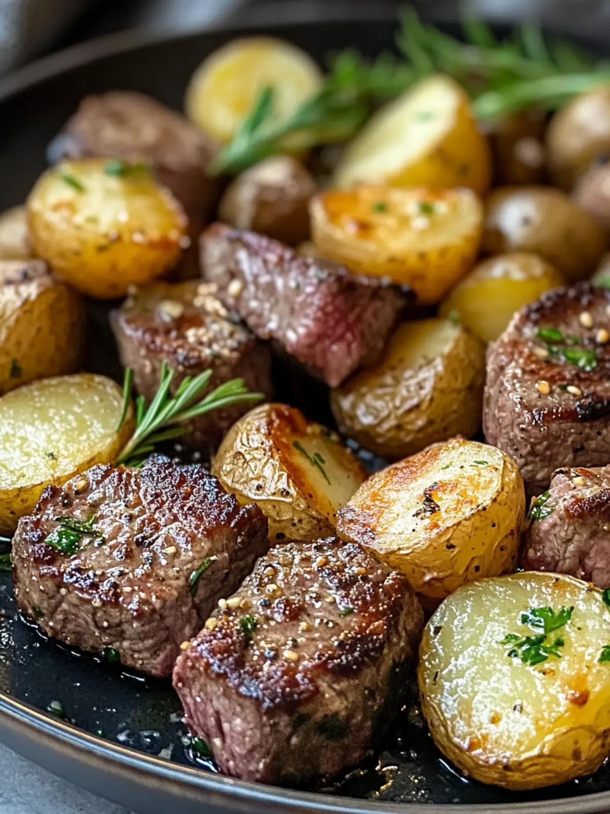 The Best Garlic Steak Bites and Potatoes for Busy Mornings 5 the best garlic steak bites and potatoes recipe