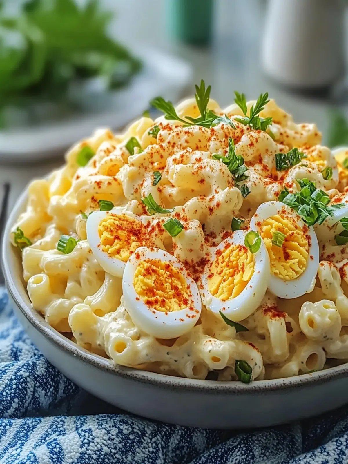 Creamy Deviled Egg Macaroni Salad That's a Summer Smash 5 Creamy Deviled Egg Macaroni Salad