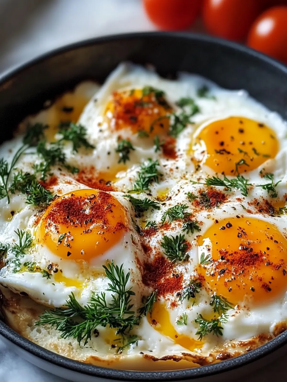 Turkish Eggs with Creamy Yogurt & Butter Sauce for Ultimate Brunch 3 Turkish Eggs with Creamy Yogurt & Butter Sauce