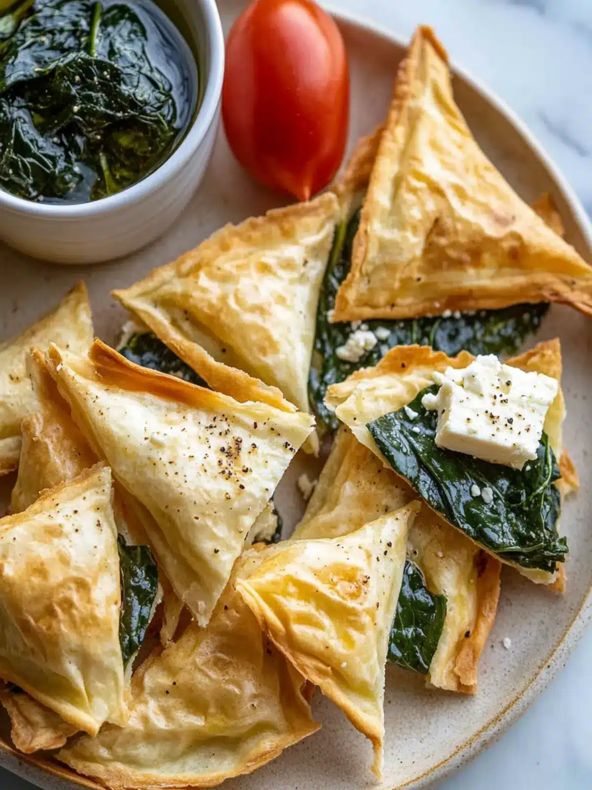Mediterranean Spinach and Feta Cheese Crisps for Effortless Snacking 5 Mediterranean Spinach and Feta Cheese Crisps