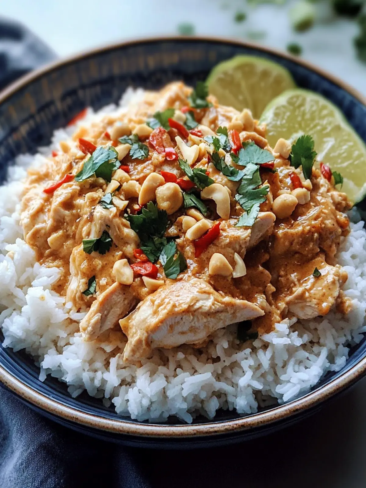 Slow Cooker Peanut Chicken: Irresistibly Creamy Comfort Food 4 Slow Cooker Peanut Chicken